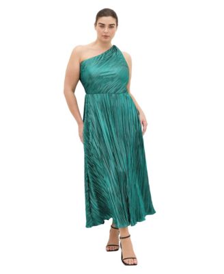 Women's Kamila One Shoulder Metallic Dress