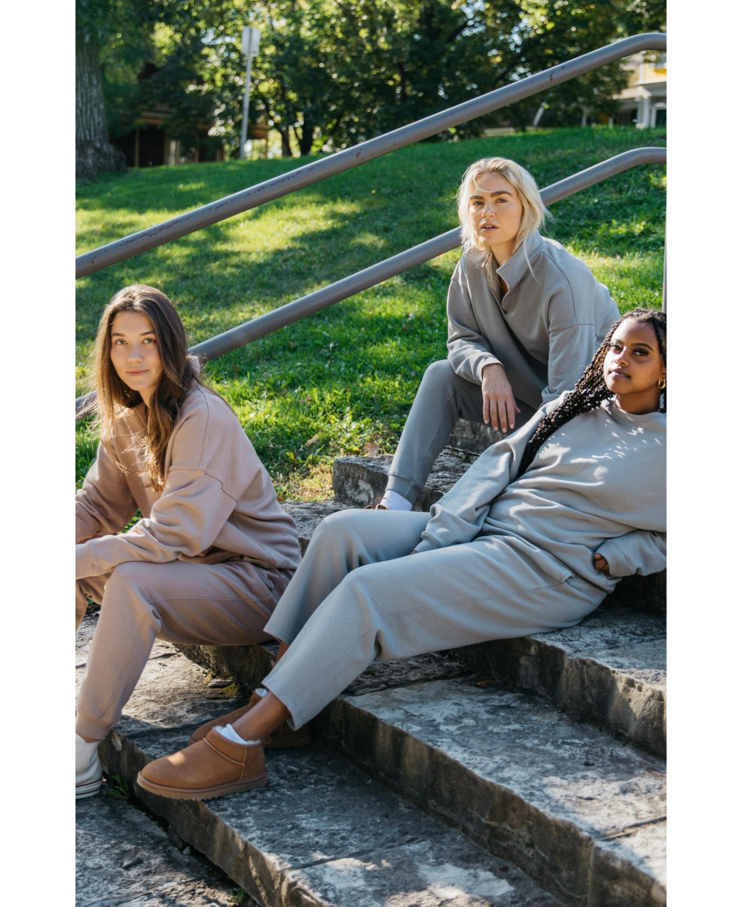 Women's Organic Cotton Teddy Oversized Crewneck