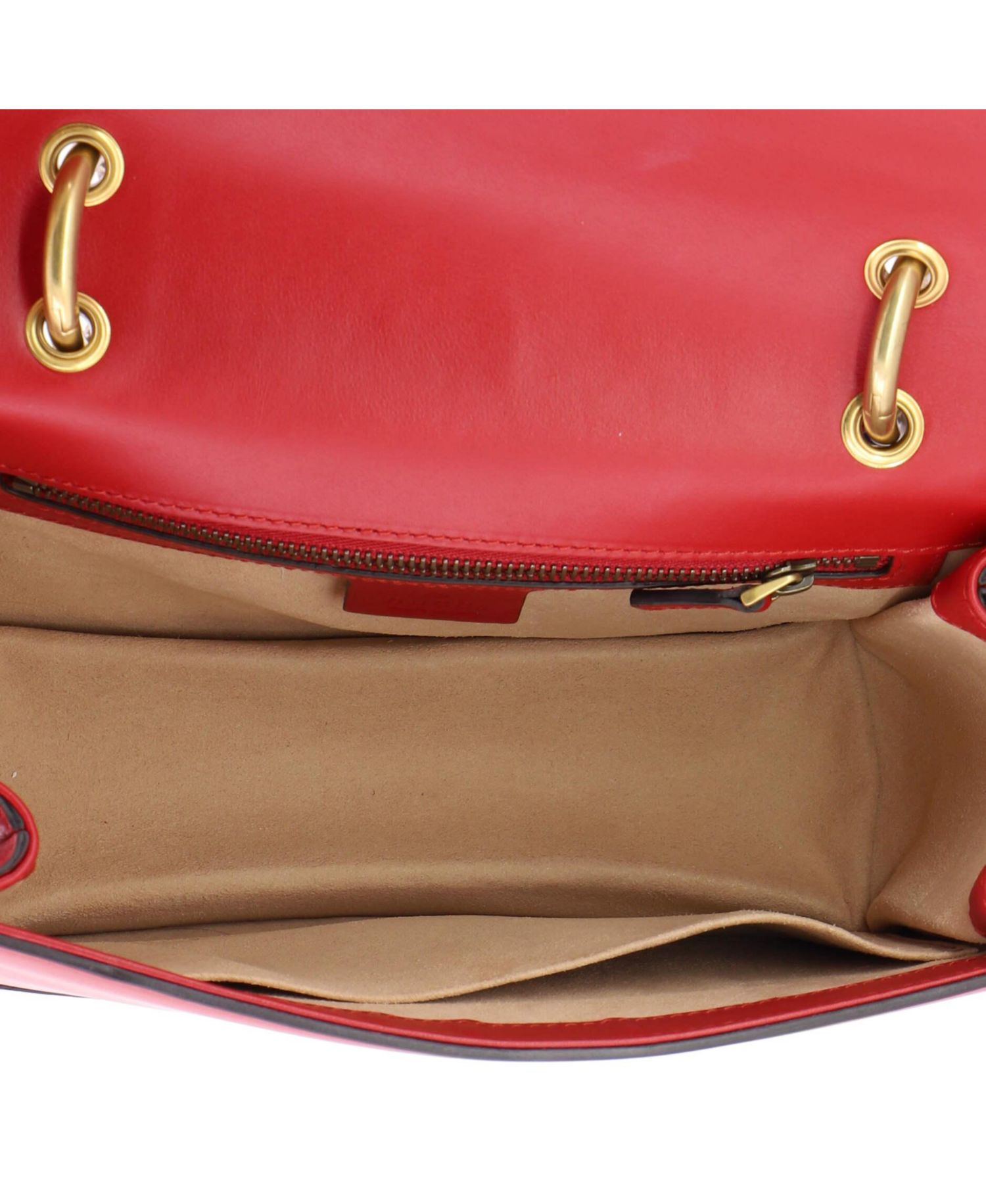 Medium Queen Margaret Flap Bag Colorblock Leather