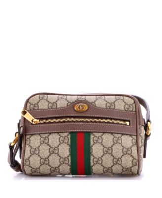 Mini Ophidia Shoulder Bag GG Coated Canvas