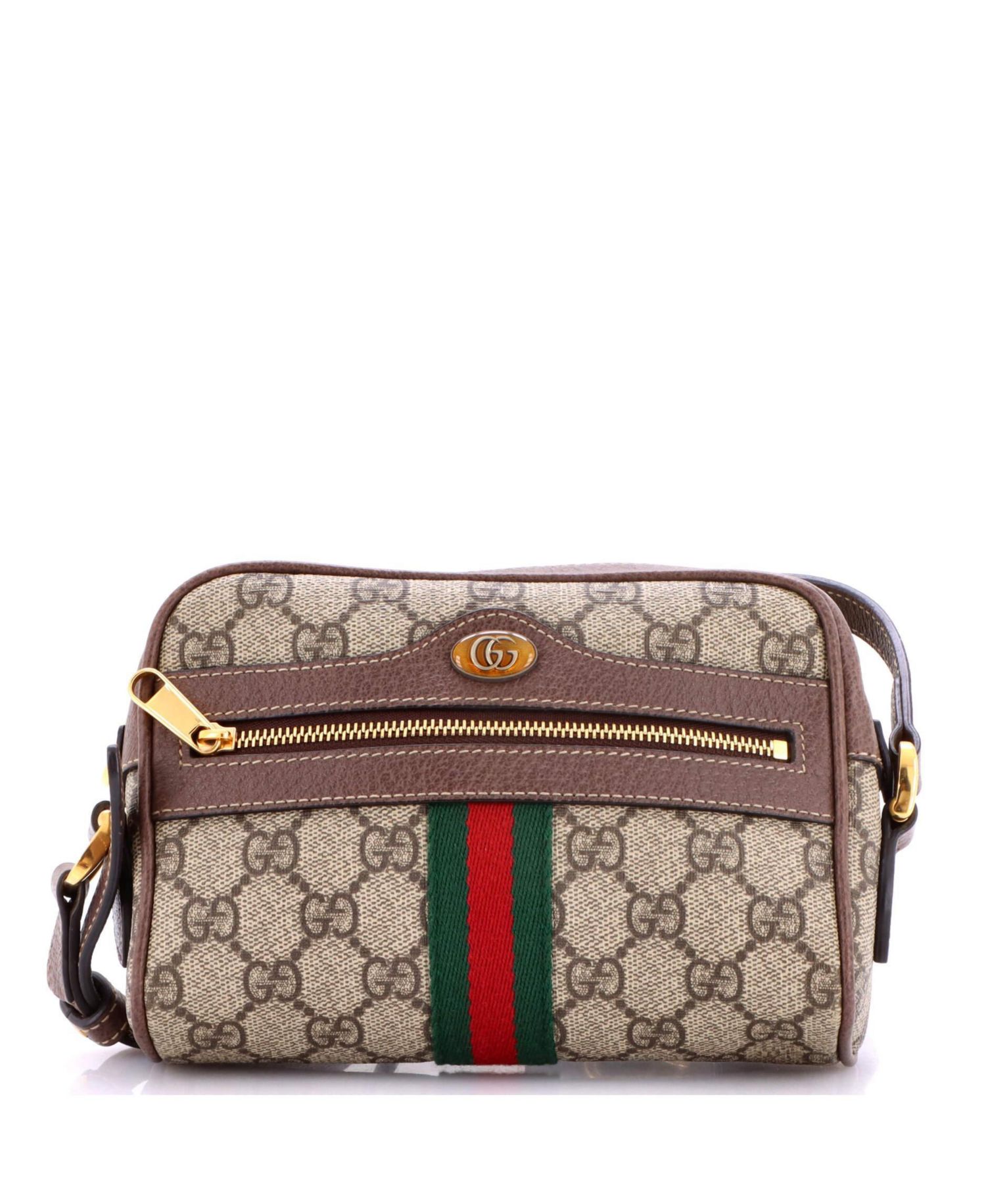 Mini Ophidia Shoulder Bag GG Coated Canvas