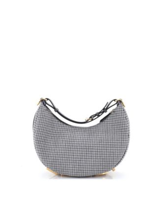 Small Fendigraphy Bag Houndstooth Wool