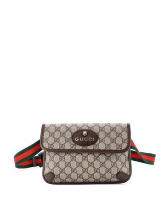 Neo Vintage Flap Belt Bag GG Coated Canvas