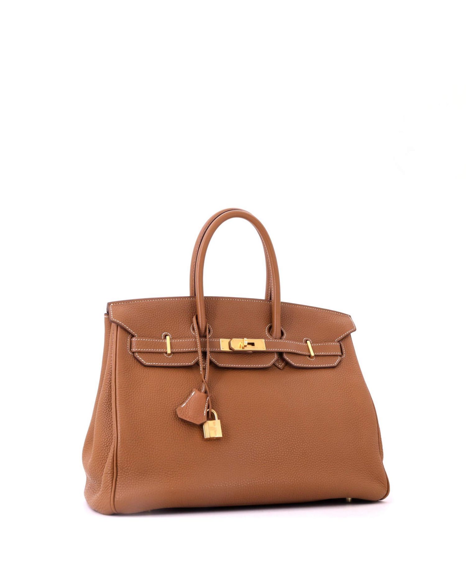 Birkin 35 Handbag Brown Togo with Gold Hardware