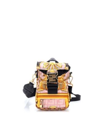 Mini x Versace Fendace Fendiness Backpack Printed Zucca Nylon