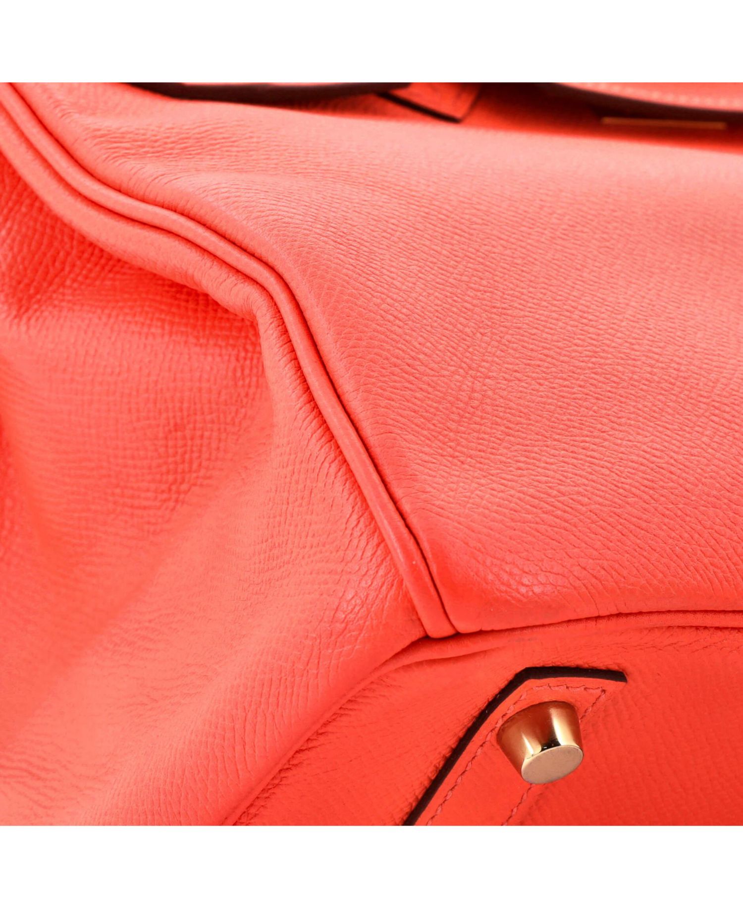 Birkin 30 Handbag Red Epsom with Gold Hardware