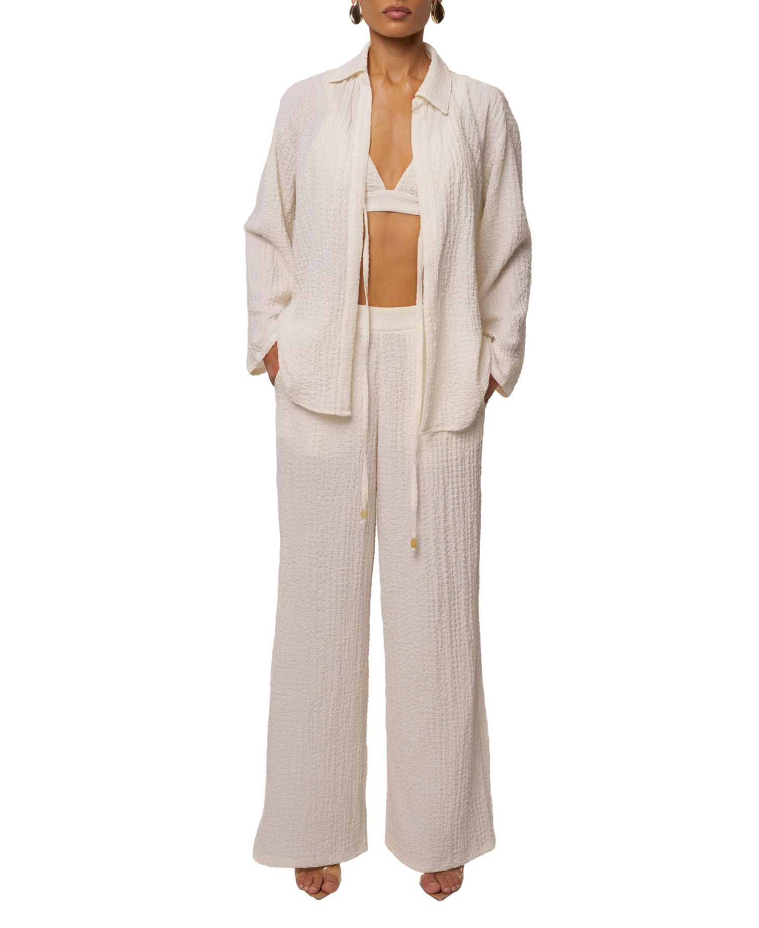 Women's Unwind Tie-Front Blouse