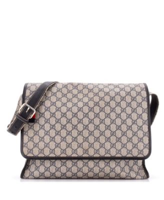 Large Web Loop Messenger GG Coated Canvas