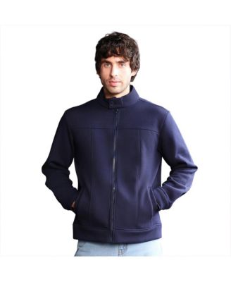 Men's Panel-Stitch Knit Sweatshirt