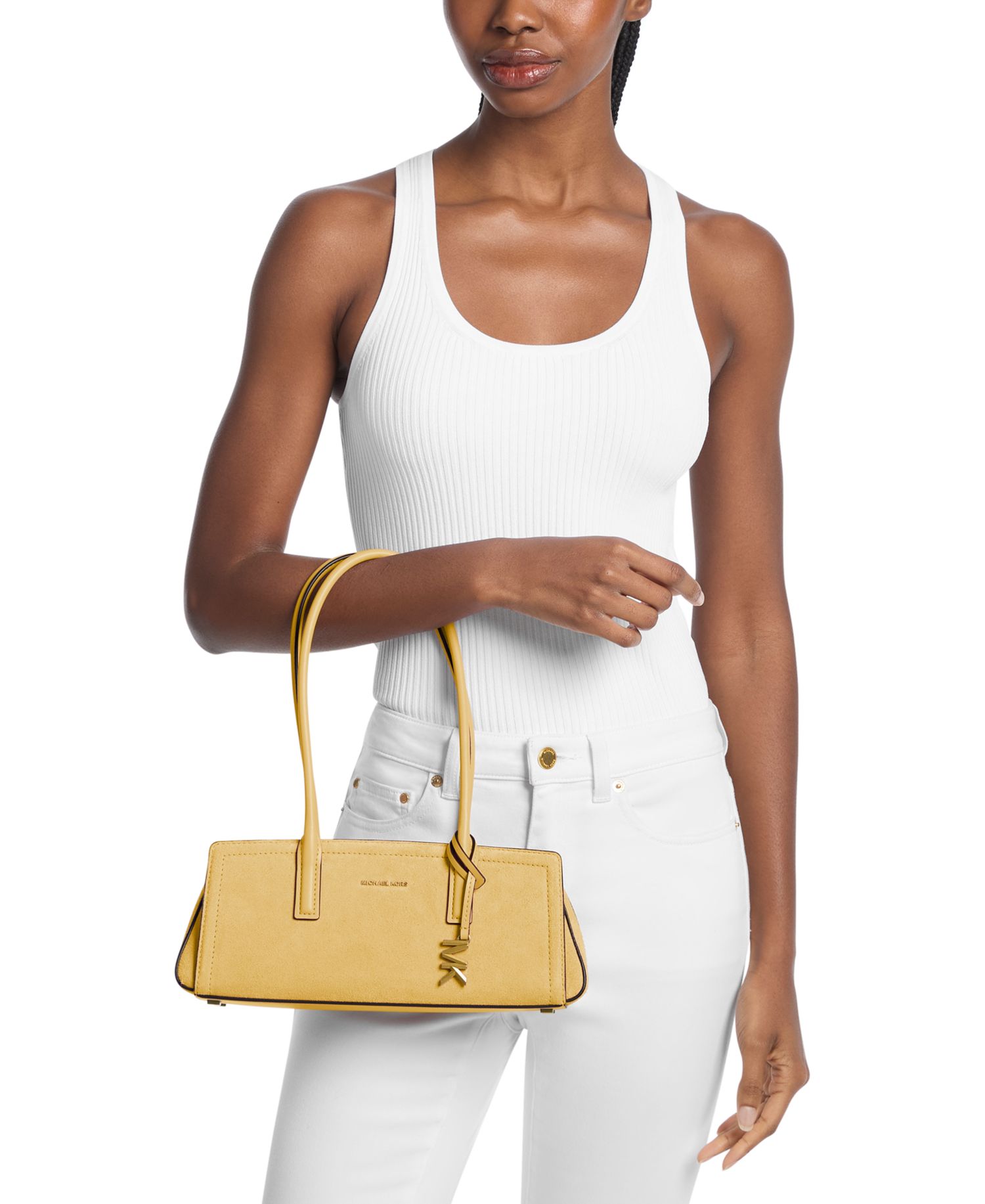 Laila Small East West Shoulder Tote Handbag