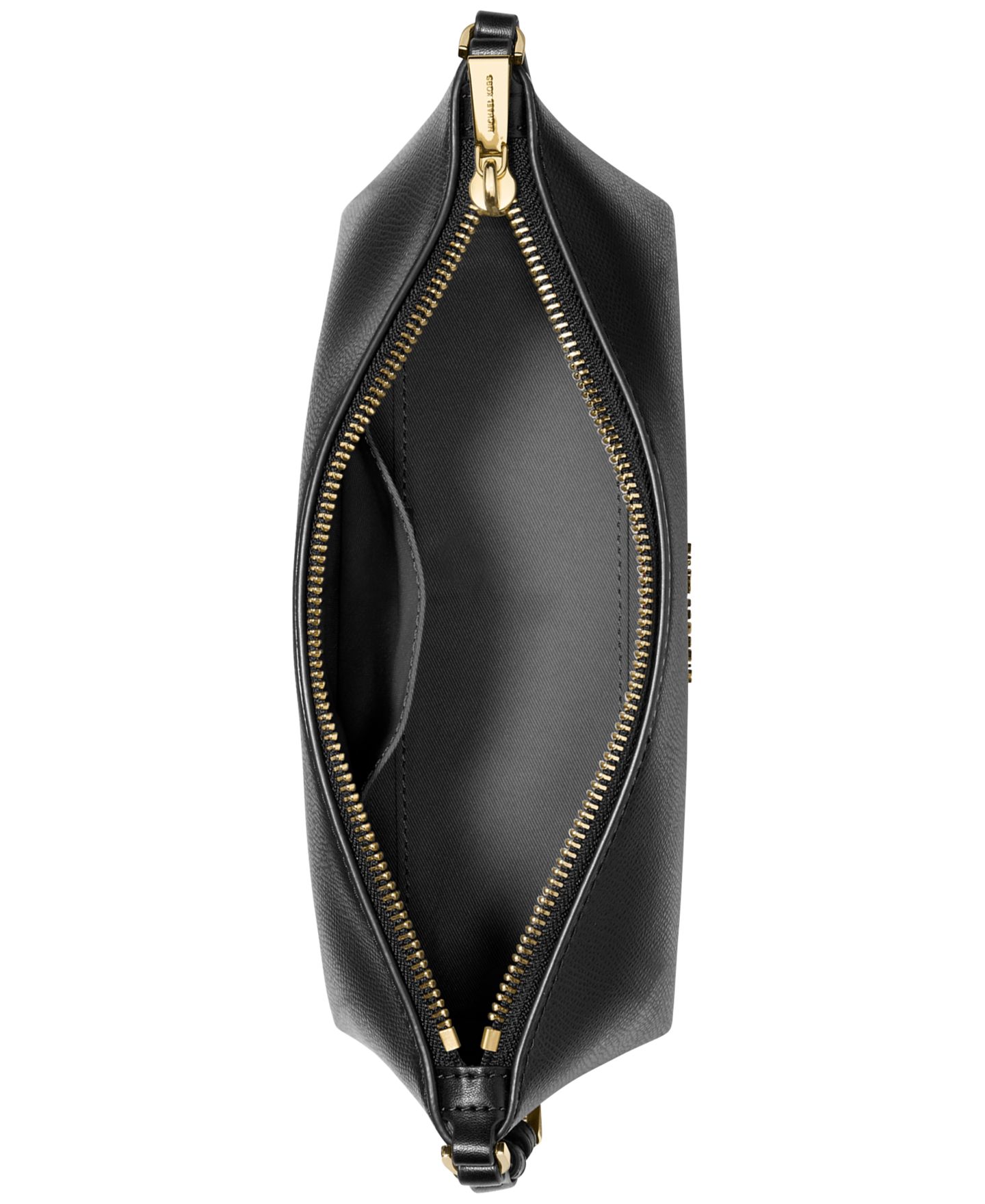 Женская сумка Michael Kors MICHAEL Laila Small East West Leather Small Pouchette Handbag, цвет: Чёрный — фото 3
