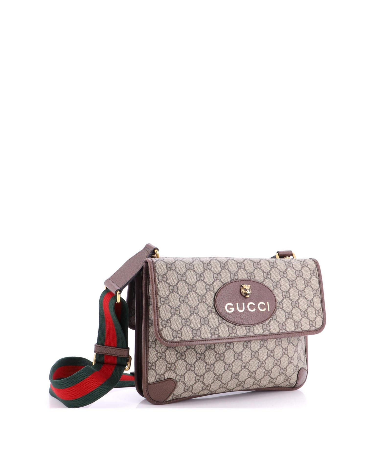 Medium Neo Vintage Flap Messenger GG Coated Canvas