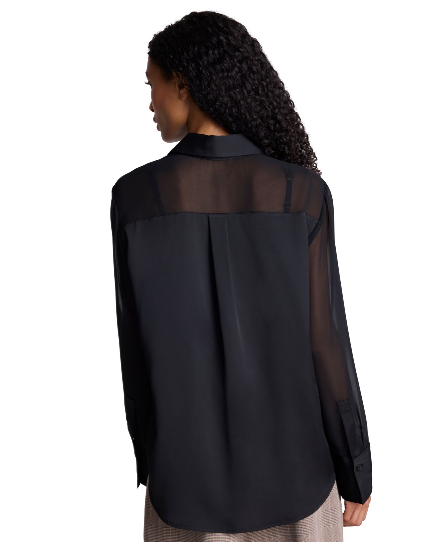 Women's Long-Sleeve Button-Front Shirt
