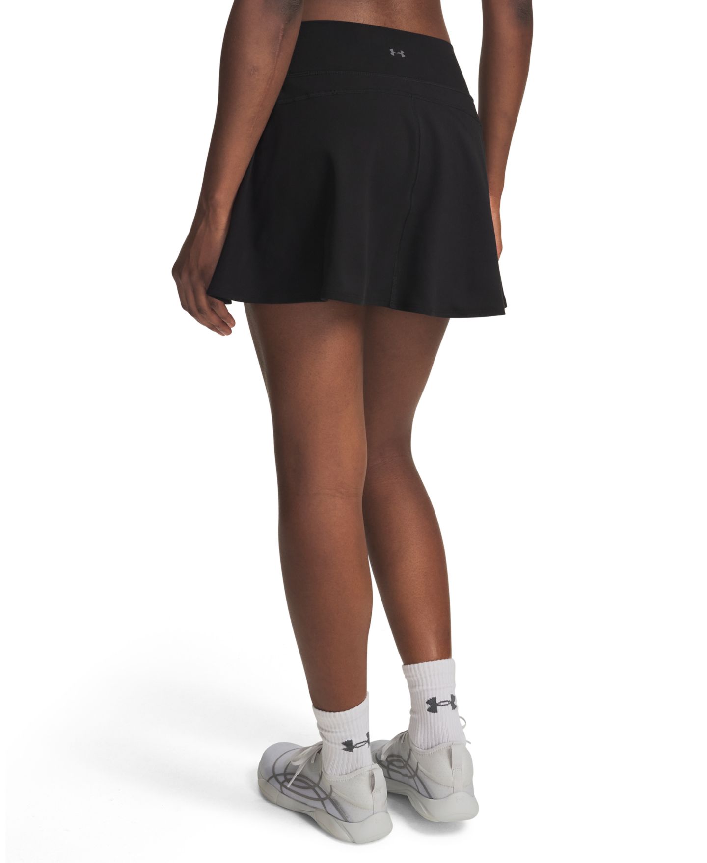 Женская юбка-шорты Under Armour Loose-Fit Motion Skort, цвет: Чёрный — фото 4