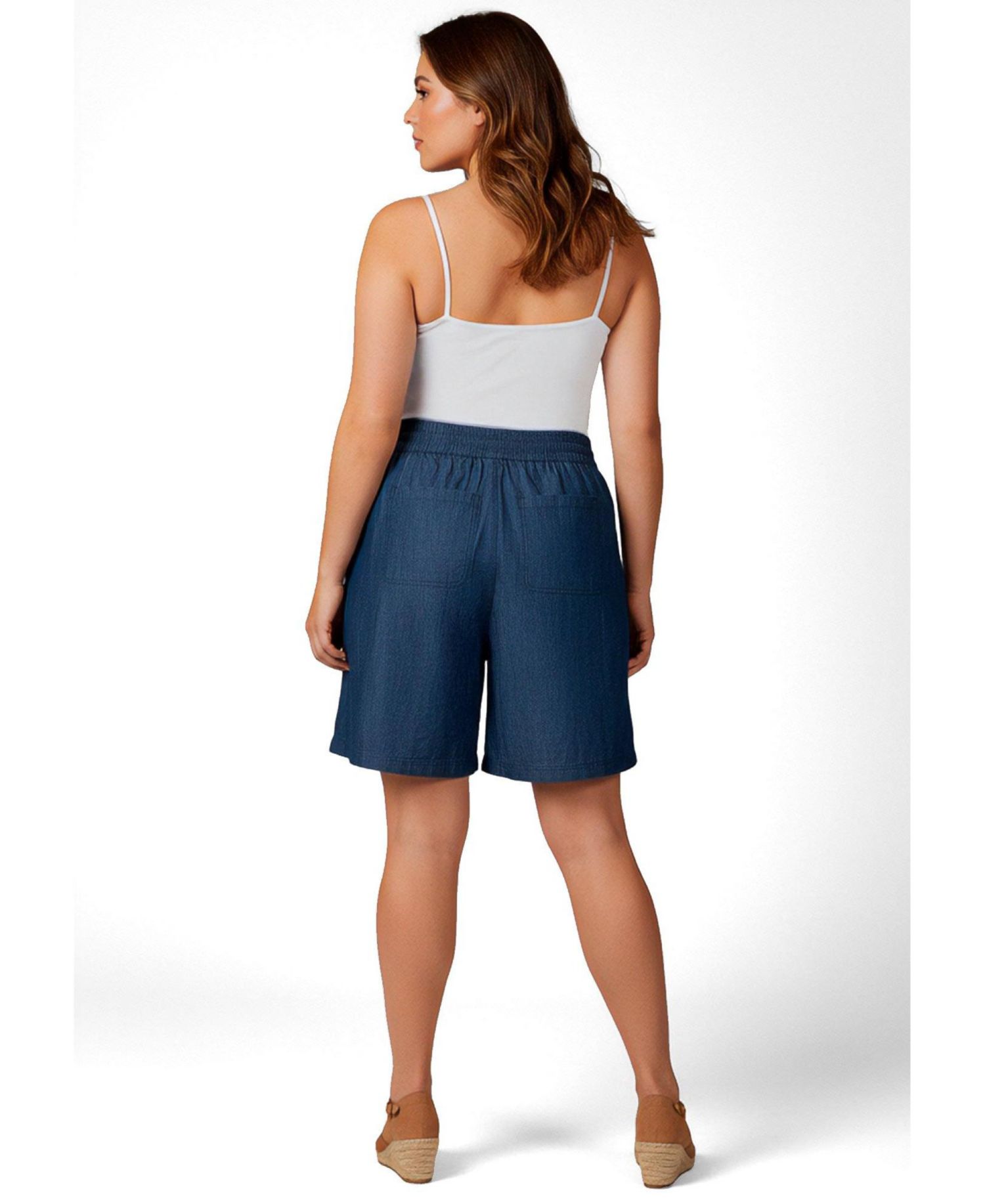 Women's Wide-Leg Drawstring Short