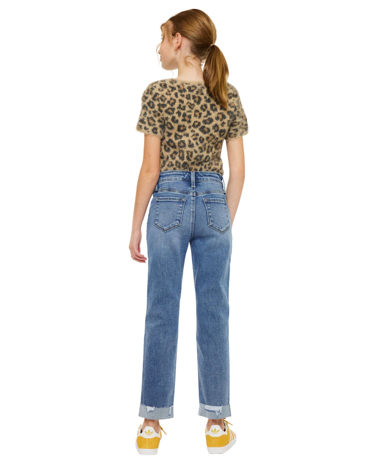 Big Girls Kate High Rise Slim Straight Jeans