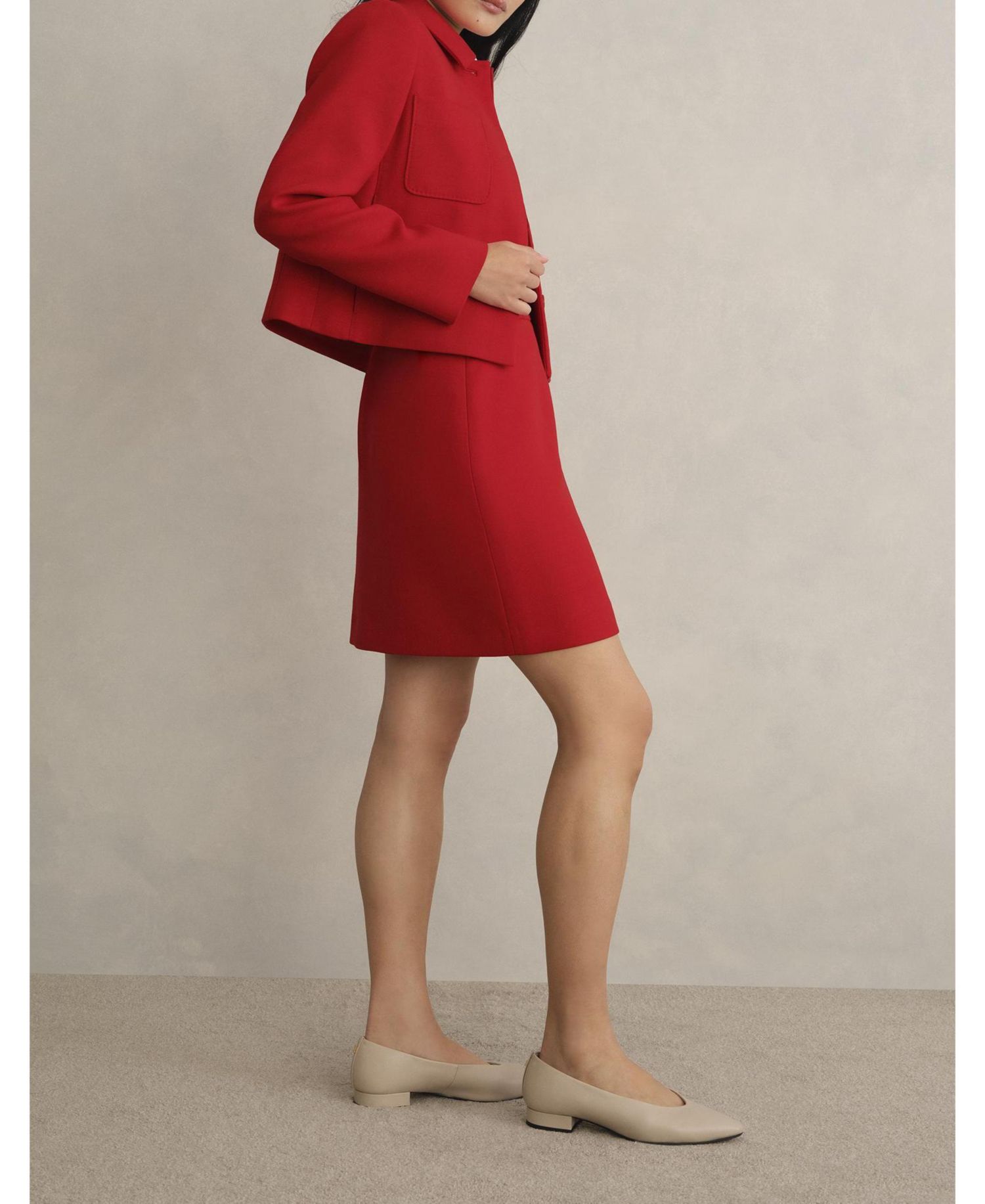 Women's Nessie Boxy Collard Jacket