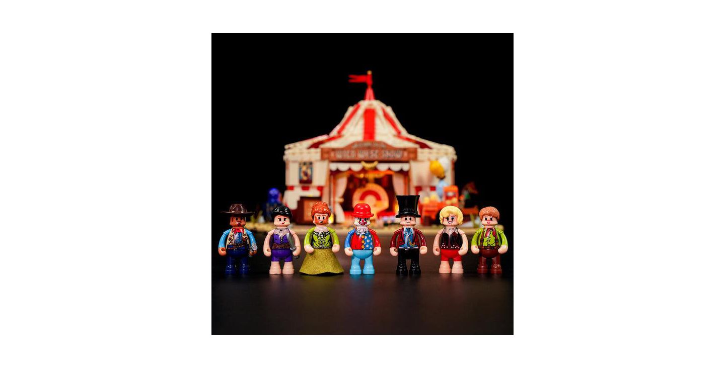 Детский конструктор Lumibricks Wild West Traveling Circus 1962-Piece Lighting Building Set, Ages 14+ — фото 3