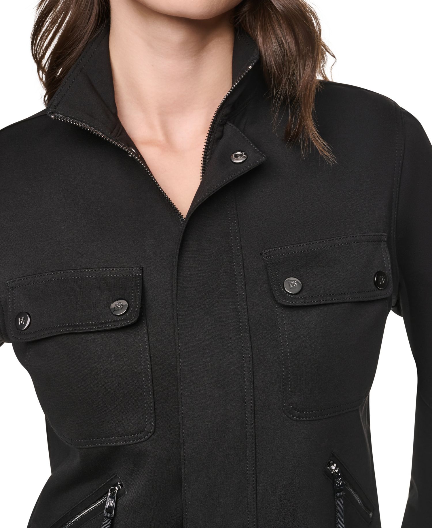 Women's Soho Ponte Tech Zip-Front Jacket
