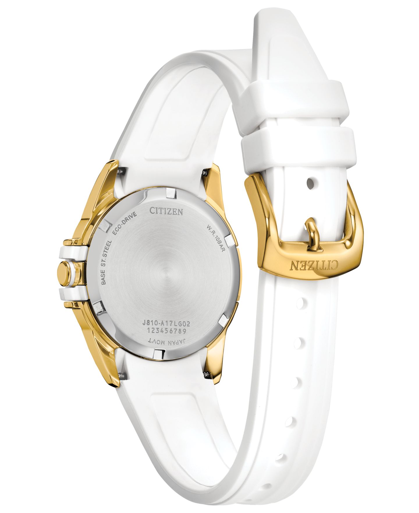 Женские часы Citizen Veya White Silicone Strap Watch 33.4mm — фото 2