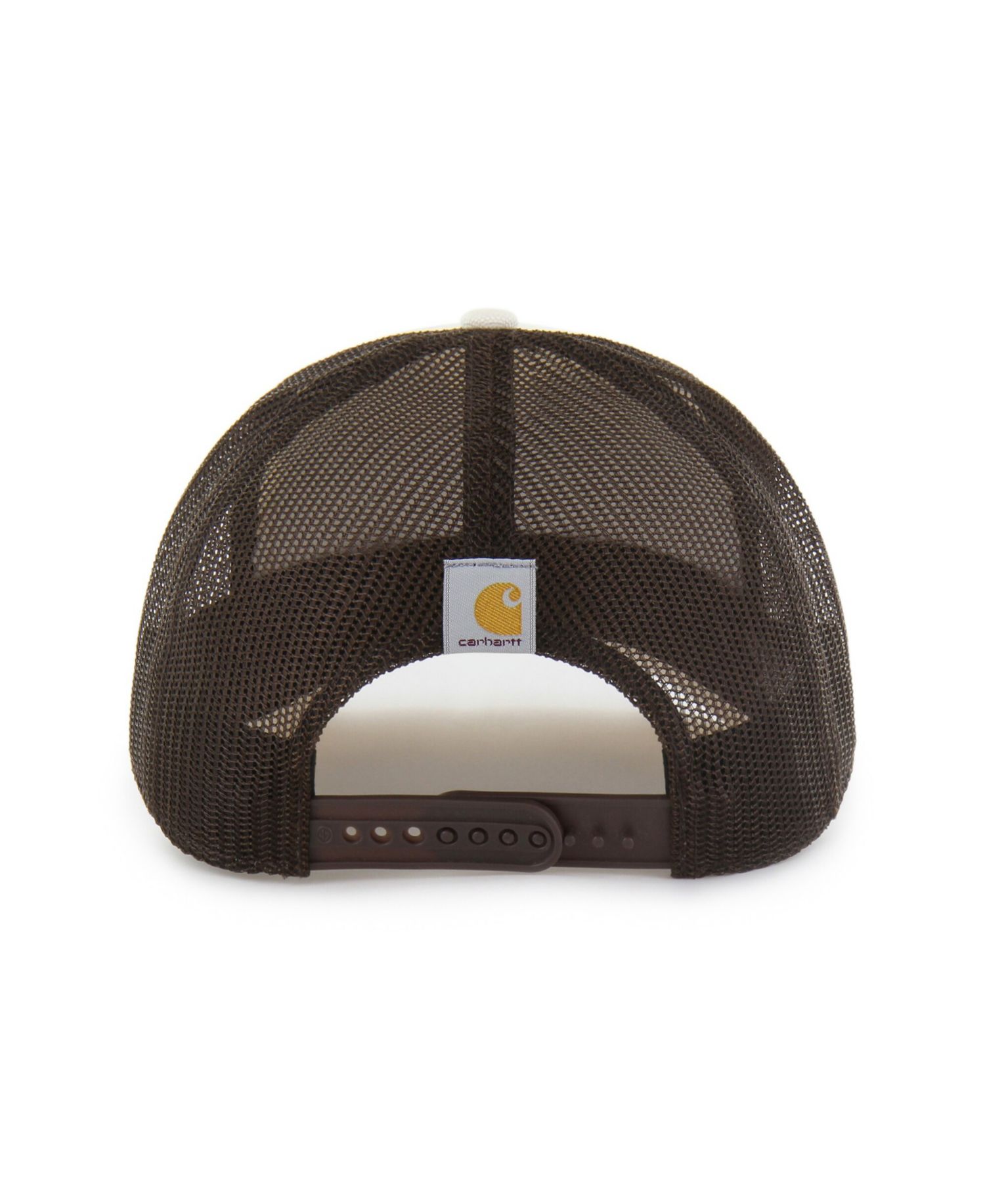 Carhartt x '47 Men's Natural/Brown North Carolina Tar Heels Undyed Trucker Adjustable Hat