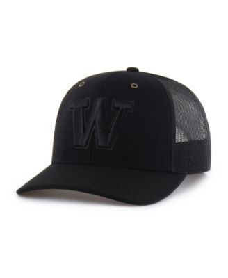 Carhartt x '47 Men's Black Washington Huskies Trucker Adjustable Hat