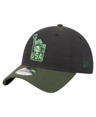 Men's Black/Olive USA Statue Of Liberty 9TWENTY Adjustable Dad Hat