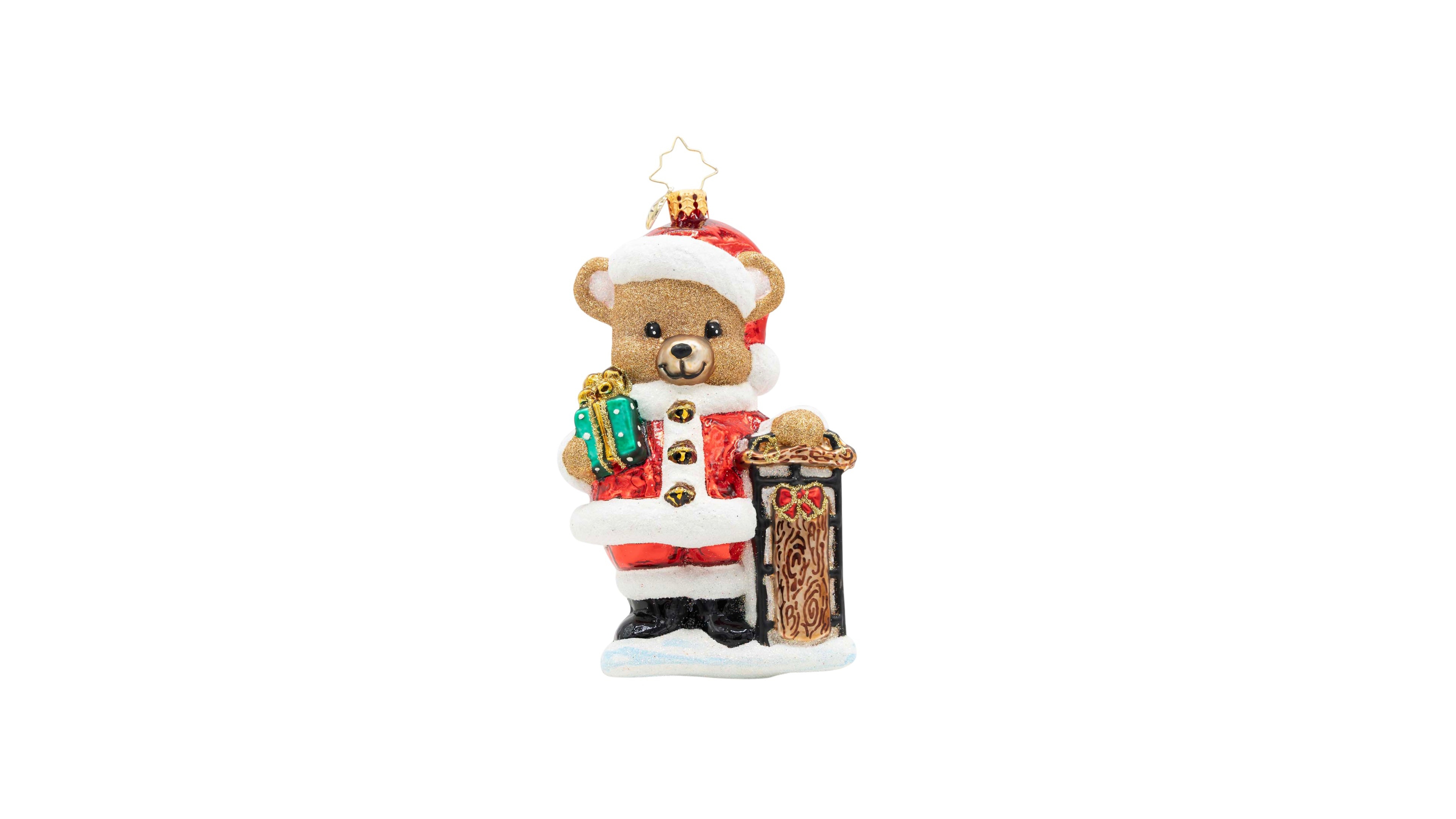 Christopher Radko 5.25" Beary Merry Christmas Ornament