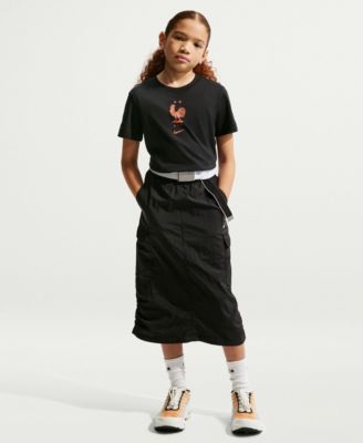 Big Boys and Girls Black France National Team Crest T-Shirt