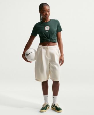 Women's Green Nigeria National Team Crest T-Shirt