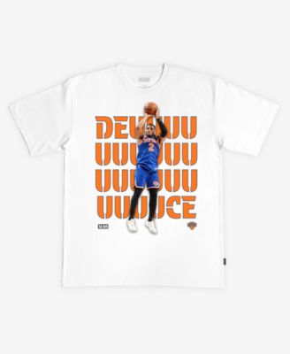 Men's and Women's Miles McBride White New York Knicks T-Shirt