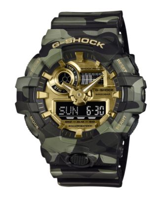 Men's Black Camo Resin Watch 53.4mm