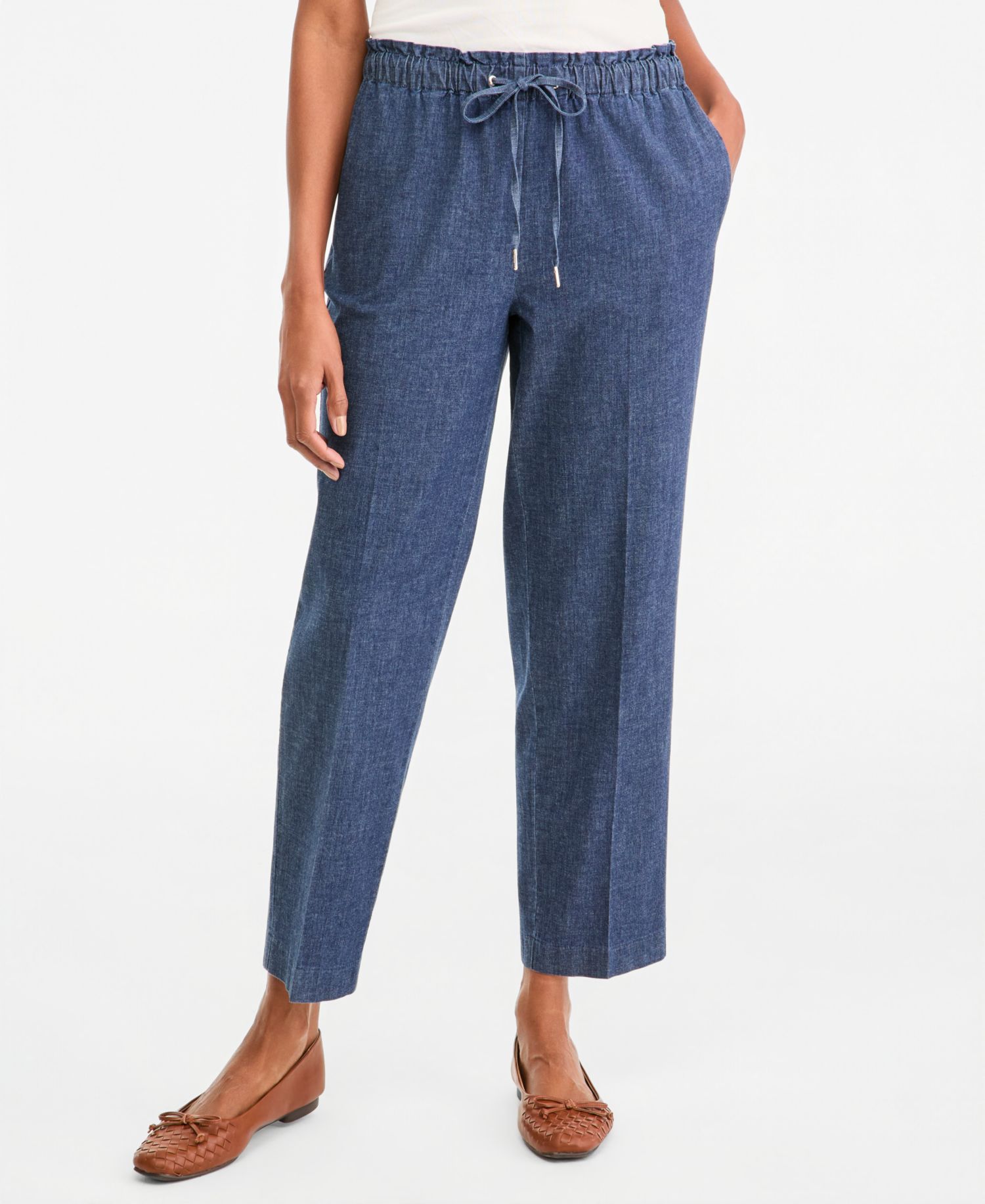Women's Paperbag Waist Drawstring Pants