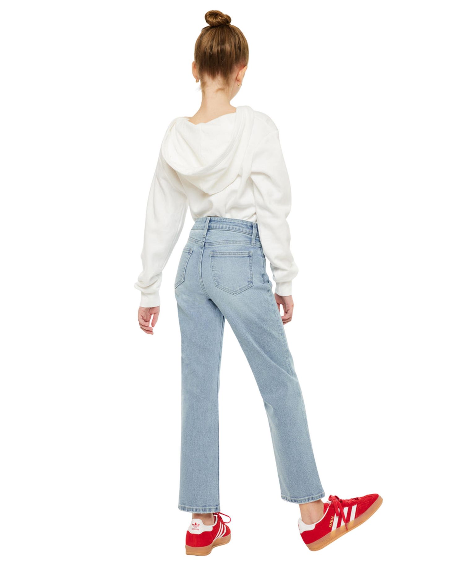 Big Girls Sav High Rise Straight Jeans