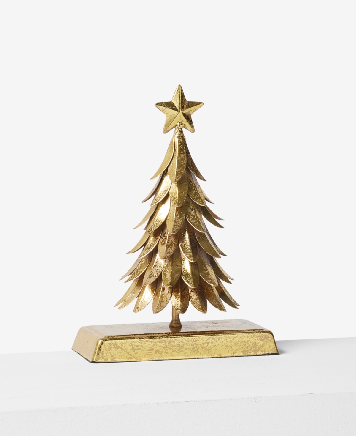 Holiday Lane Opulence Metal Gold Tree Shaped Stocking Holder, Macy's Exclusive