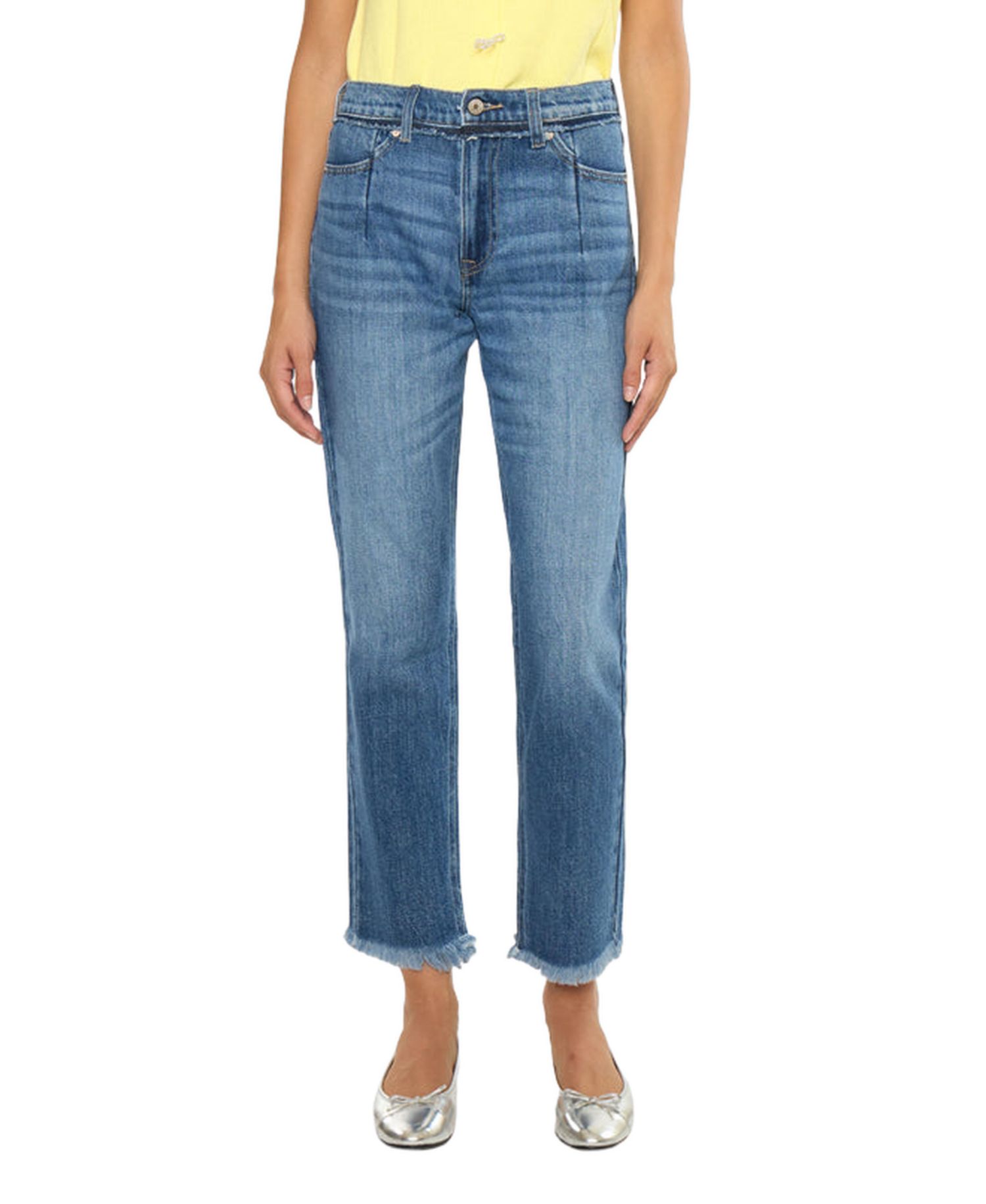 Women's Angelina High Rise Slim Straight Jeans