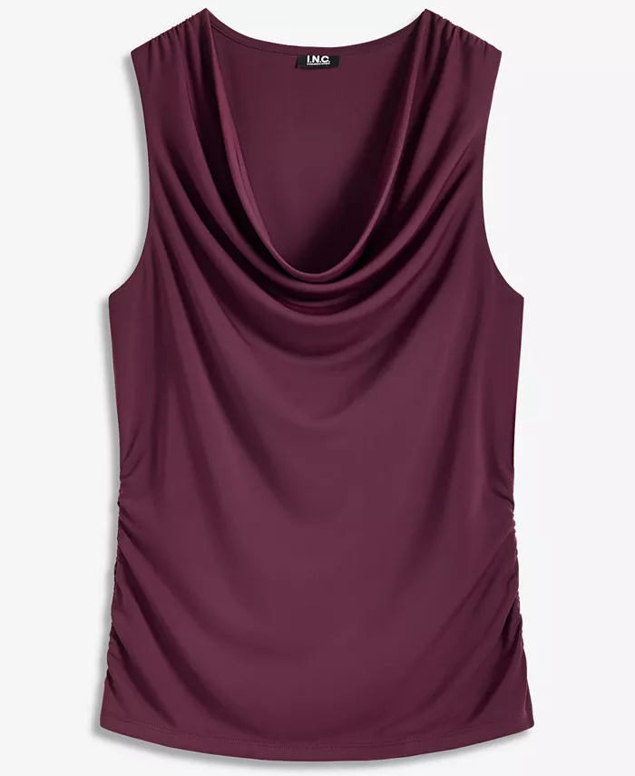Women's Sleeveless Cowl Neck Tank - thumbnail 6