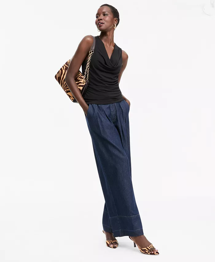 Women's Sleeveless Cowl Neck Tank - thumbnail 8