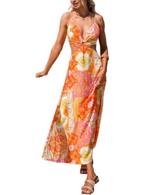Women's June Plans Patchwork Maxi Beach Dress