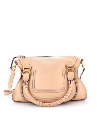 Medium Marcie Satchel Leather