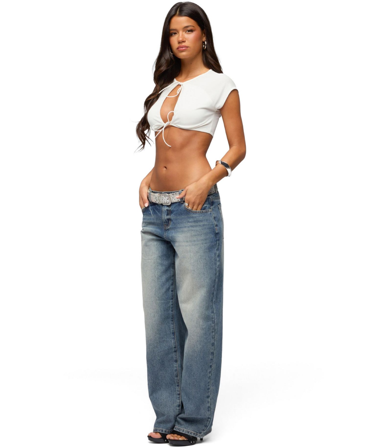 Women's Daniella Tie Crop Top
