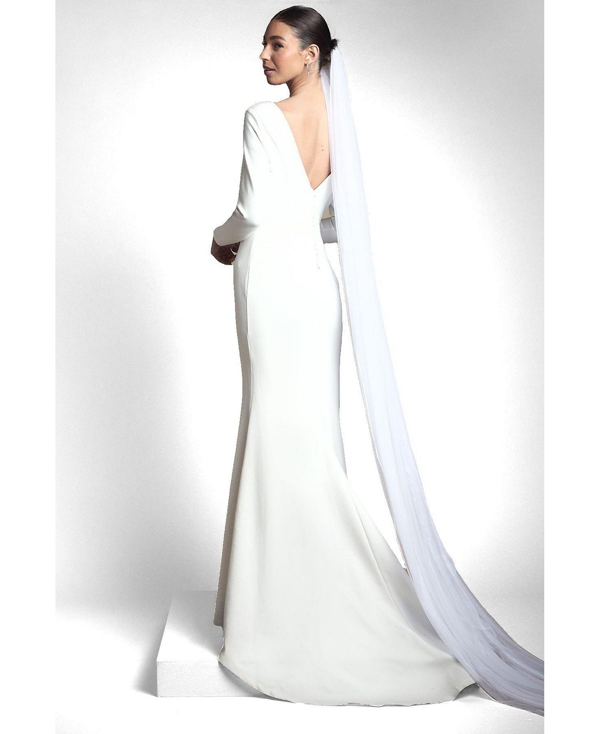Coast Women's Slash Neck Maxi Dress view 4 — MAYCSS fashion products