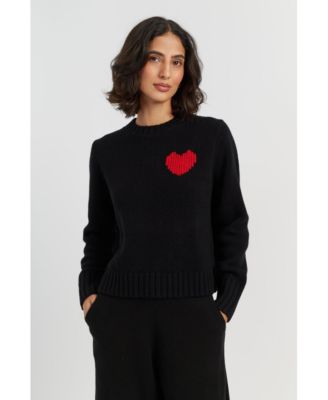 Women's Merino Heart Sweater