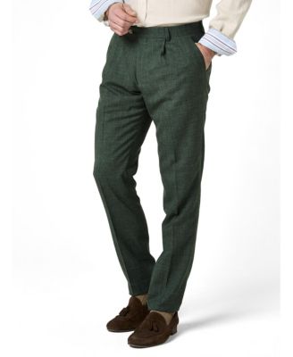 Men's Linen Wool Blend Trousers