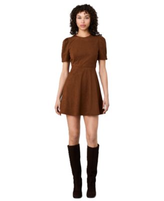 Women's Jewel Neck Short-Sleeve Dress
