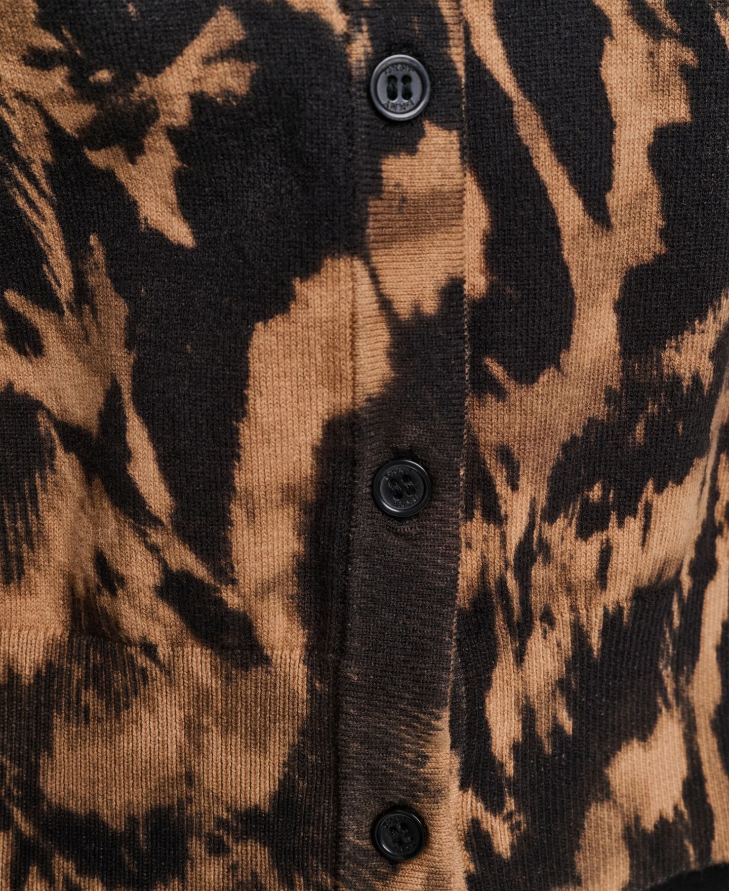 Женский кардиган DKNY Crewneck Button Placket Cardigan, цвет: Abstract Feather — фото 6