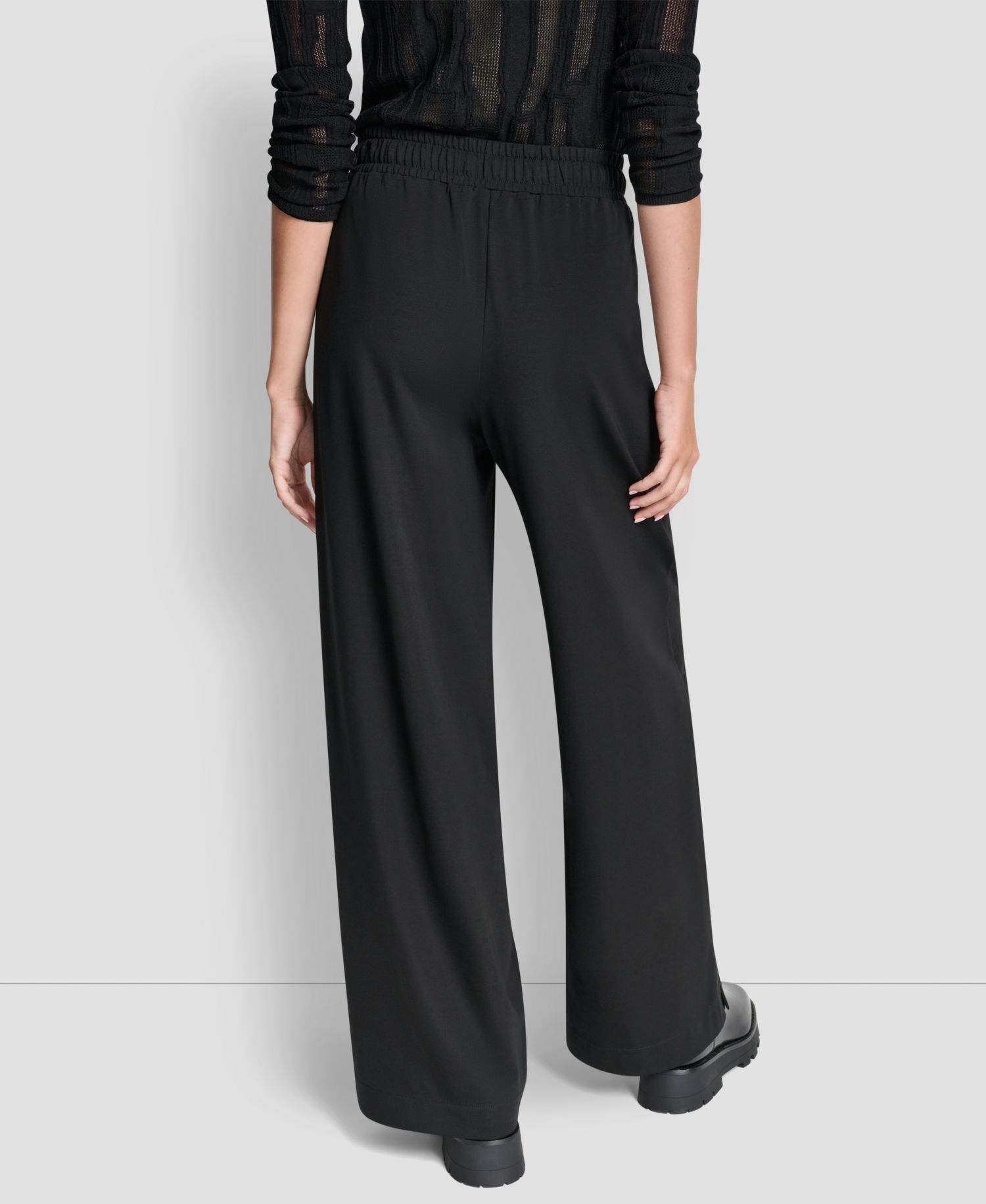 Women's Soho Ponte Pull-On Wide-Leg Pants