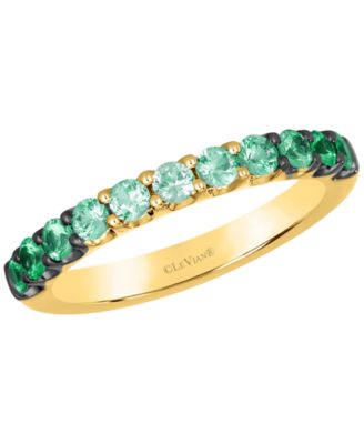 Emerald Ombre (5/8 ct. t.w.) Ring in 14k Honey Gold