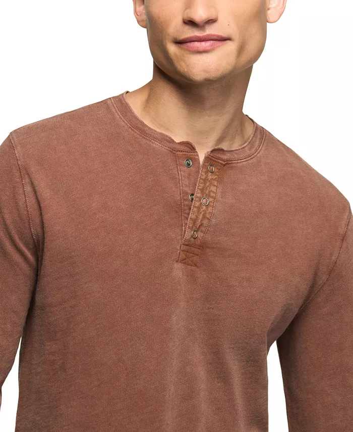 Men's Long-Sleeve Weekend Slub Henley Shirt - thumbnail 7