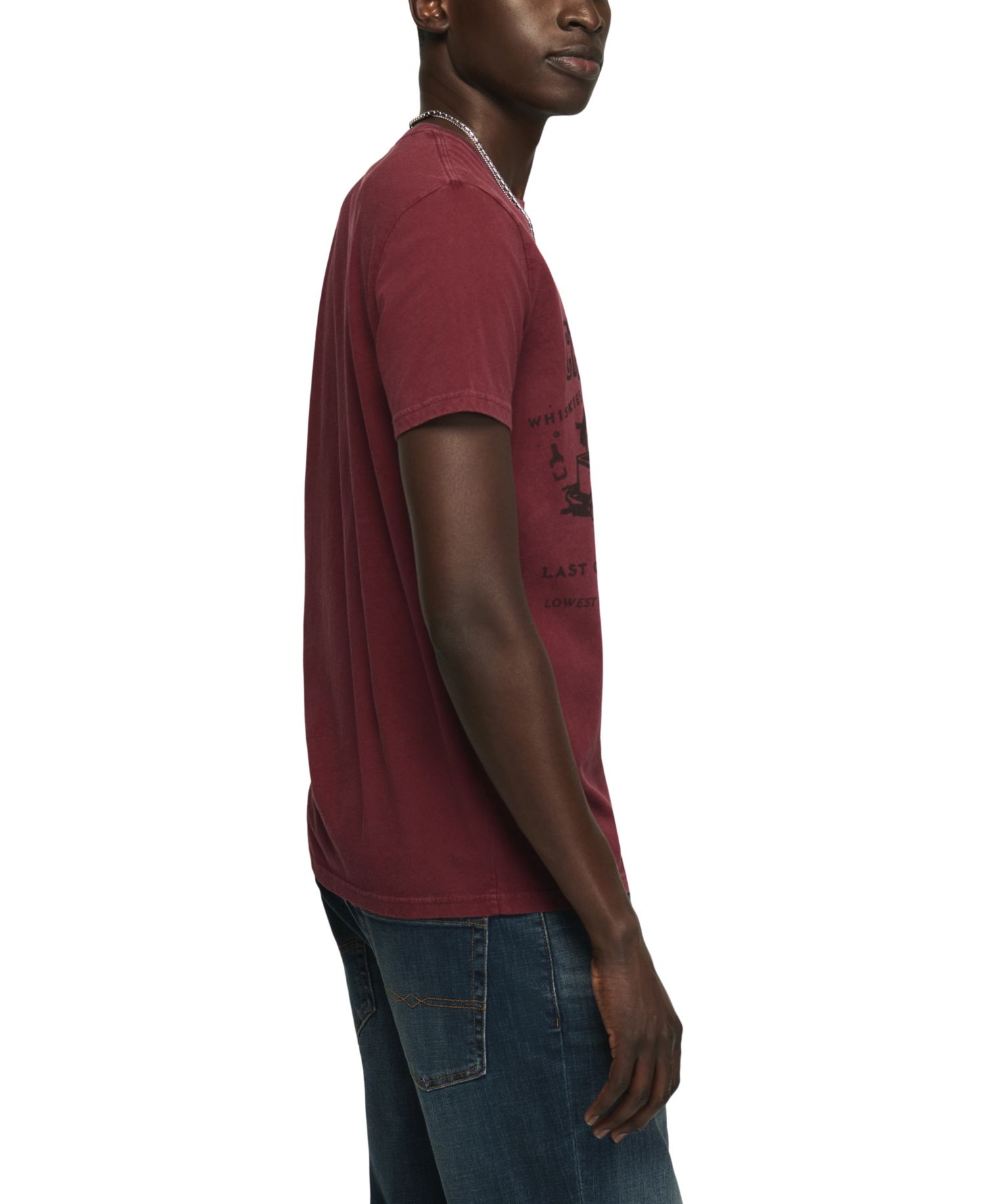 Men's Coffin Skeleton Graphic T-Shirt